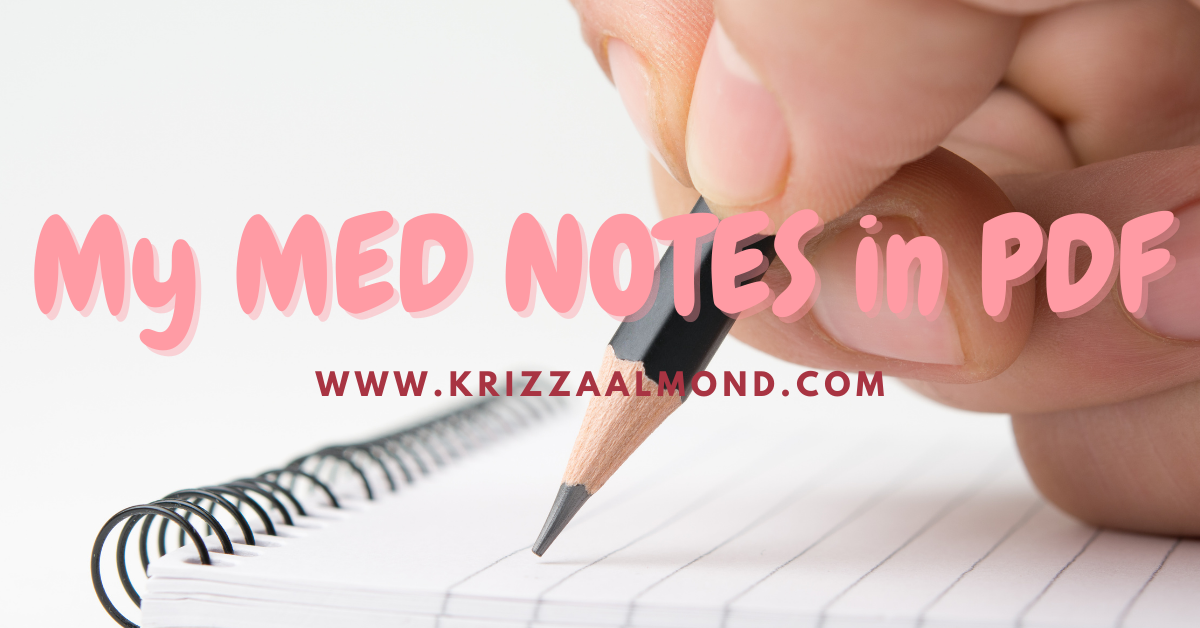 My MED NOTES in PDF